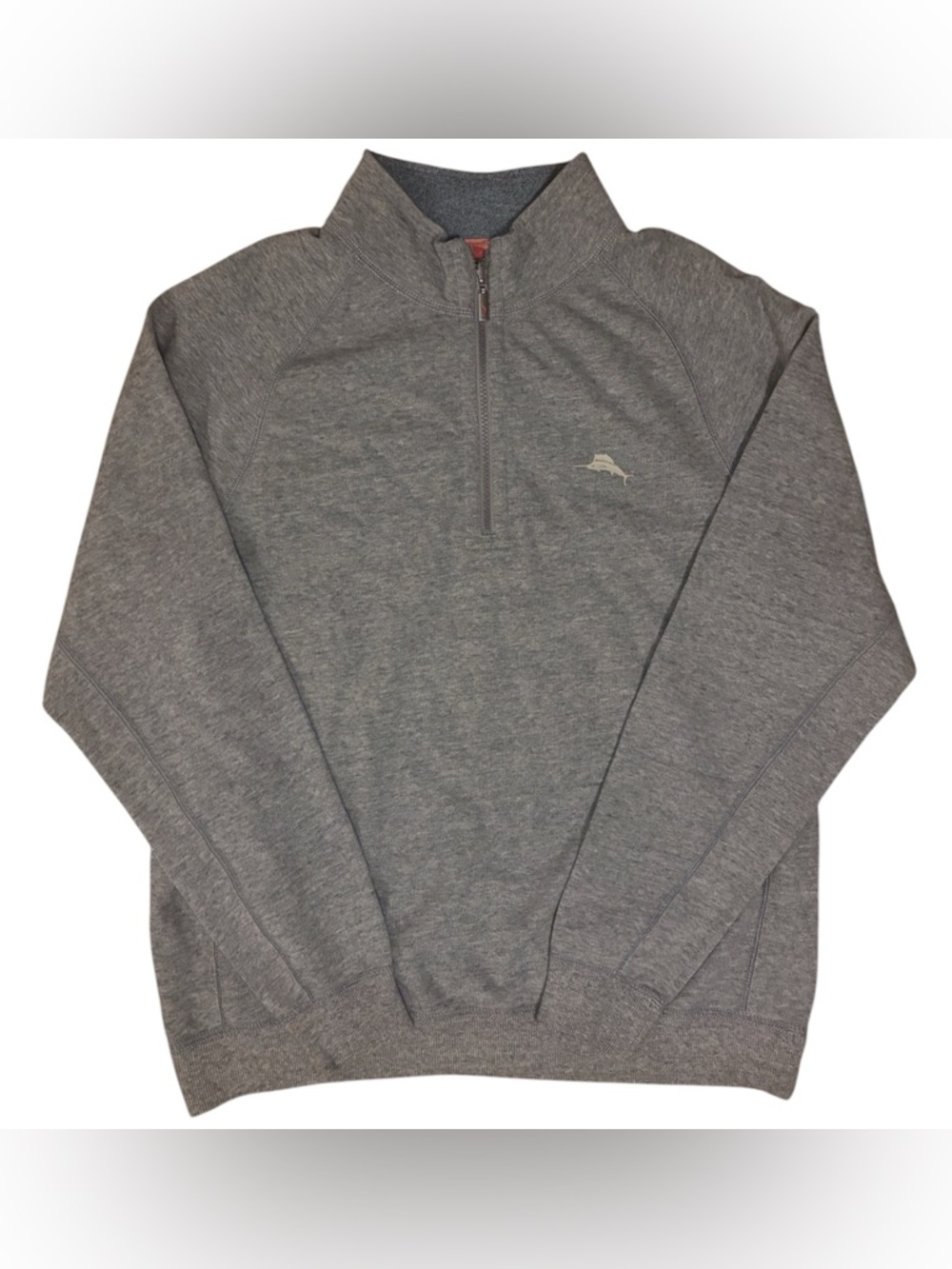 Tommy Bahama Relax Men reversible pullover Gray Quarterzip